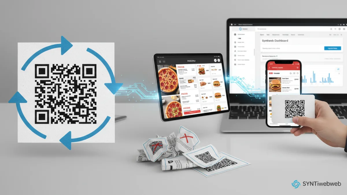QR Dinámico SYNTIweb: imprime una vez, actualiza siempre